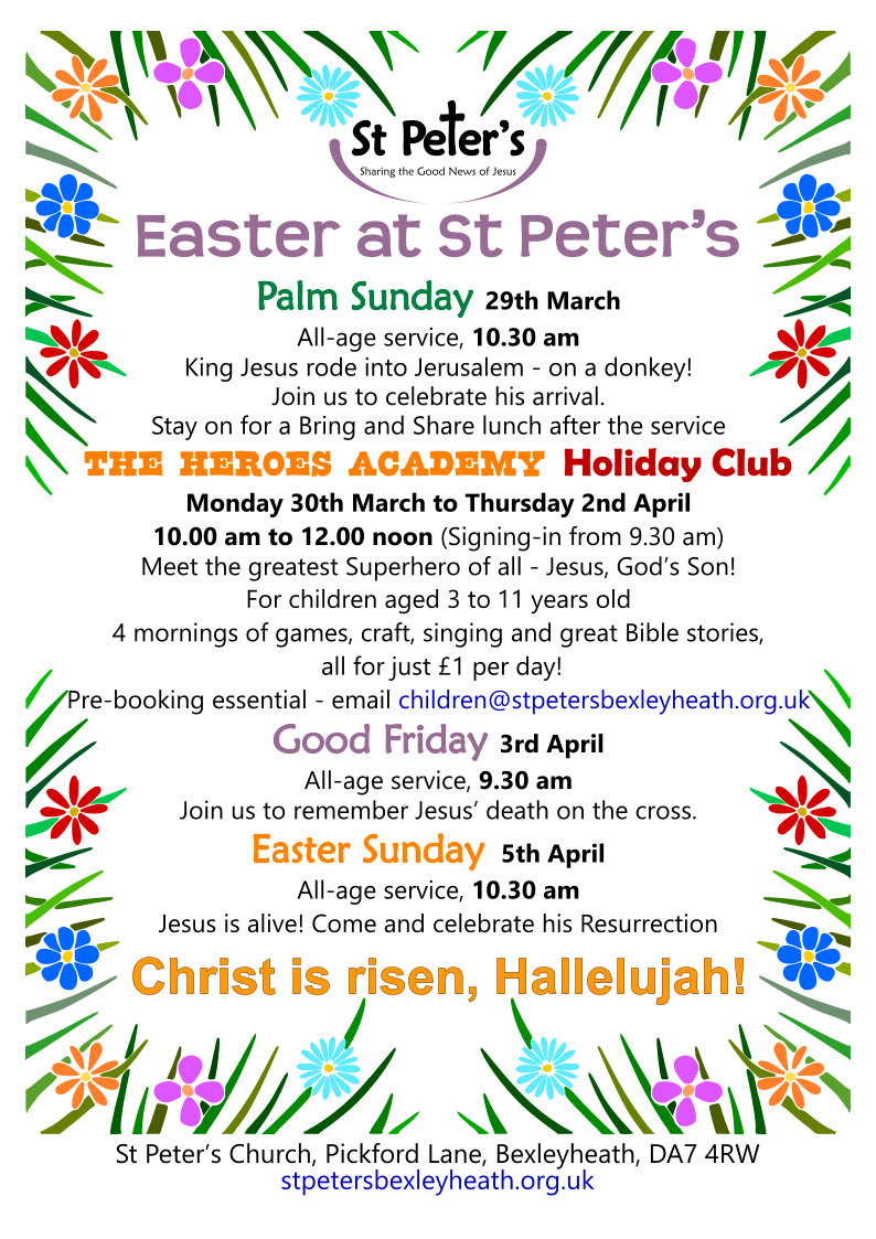 Easter at St Peter's
